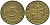 ФРГ 5 ПФЕННИГОВ 1949 D KM 102, J. 377 сталь плакированная латунью 4392-1017