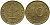 ФРГ 10 ПФЕННИГОВ 1968 D KM 108, J.383 сталь плакированная латунью 98-424