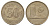 Малайзия 50 сенов 1967 KM 5 медно-никель UNC 4671-1011