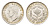 ЮАР 6 пенсов 1950 Георг VI (1936-1952) KM 36.1 серебро UNC 1525-114