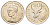 Гамбия 50 бутутов 1971 KM 12 медно-никель UNC 4616-623