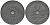 Бельгия 25 сантимов 1944 Belgie-Belgique, Леопольд III (1934-1947) KM 132 цинк 4577-826