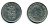 ДАНИЯ 1 КРОНА 1970 C; S, ФРЕДЕРИК IX (1947-1972) KM 851.1 медно-никель 56-543