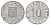 Франция, Кан 10 сантимов 1921 Торгово-промышленный союз, диаметр 23 мм, вес 1,1 гр Elie mon 10.2 алюминий 4126-1117