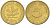 ФРГ 5 ПФЕННИГОВ 1975 F KM 107, J. 382 сталь плакированная латунью 4181-945