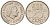 Нидерланды 25 центов 1972 Юлиана (1948-1980) KM 183 никель 4564-1127