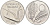 Италия 10 лир 1989 R, колосья, плуг KM 93 алюминий UNC 4573-1252