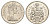 Канада 50 центов 1973 Елизавета II (1952-2022), герб KM 75 никель UNC 4631-946