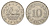 Мальта 10 центов 1972 баржа Великого магистра KM 11 медно-никель 4678-955