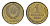 СССР 1 копейка 1990 Y 126a латунь aUNC 4684-543