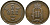 Швеция 5 эре 1888 Оскар II (1872-1907) король Швеции и Норвегии, малые цифры года KM 736 бронза 53-611