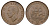 ЮАР 1 пенни 1943 Георг VI (1936-1952) KM 25 бронза 4123-826