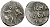 Великое Княжество Московское денга 1535 - 1547 Иван IV Васильевич, Московский монетный двор, 0,36 грамм ГиК №21 серебро 262-1253