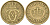 Дания 1 крона 1935 Кристиан X (1912-1947) KM 824 алюминиевая бронза 4591-953