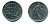 ФРАНЦИЯ 1 ФРАНК 1976 СЕЯТЕЛЬ KM 925.1 никель 59-1125