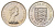Джерси 10 пенсов 1980 Елизавета II (1952-2022) KM 33 медно-никель UNC 4634-436