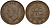 ЮАР 1 пенни 1940 Георг VI (1937-1952) KM 25 бронза 38-914