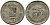Индия 5 рупий 1995 50 лет ООН KM 156 медно-никель 95-626