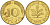 ФРГ 10 пфеннигов 1992 D KM 108, J. 383 сталь плакированная латунью 4175-1233