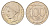 Италия 100 лир 1998 R, дельфины KM 159 медно-никель 4148-824