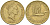Новая Зеландия 2 доллара 1991 Елизавета II (1952-2022), большая белая цапля KM 79 алюминиевая бронза 4126-1216