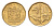ЮАР 10 центов 1993 герб, цветок алоэ KM 135 сталь плакированная бронзой UNC 4694-657