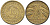 ГЕРМАНИЯ 10 РЕЙХСПФЕННИГОВ 1935 F KM 40, J. 317, Weege 9 алюминиевая бронза 210-415