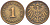 ГЕРМАНИЯ 1 ПФЕННИГ 1900 G KM 10, Jager. 10, Weege 2 медь 4528-1165