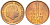 Нидерланды 1 цент 1972 Юлиана (1948-1980) КМ 180 бронза 3309-341