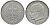 ФРГ 2 марки 1962 G , Макс Планк KM 116, J. 392 медно-никель плакированный никелем 4681-721