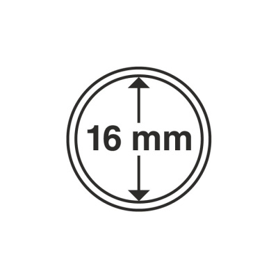 Капсулы круглые – 16 мм, упаковка 10 шт. 100016