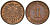Германия 1 пфенниг 1900 A, Вильгельм II (1888-1918) KM 10, J. 10 медь 4608-566