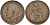 Великобритания 1 пенни 1921 Георг V (1910-1936) KM 810, Spink 4051 бронза 4394-334