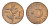 Турция 1 куруш 1965 KM 895a бронза UNC 4651-831