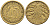 ГЕРМАНИЯ 10 РЕНТЕНПФЕННИГОВ 1924 А KM 33, J. 309 алюминиевая бронза 4401-355