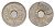 Таиланд 10 сатангов 1908 - 1937 Y 37 никель 4669-439