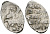 Великое Княжество Московское копейка 1535-1547 Иван IV Васильевич, Новгородский монетный двор, 0,68 ГР ГиК №76 серебро 00-00