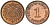 Германия 1 пфенниг 1894 A, Вильгельм II (1888-1918) KM 10, J. 10 медь aUNC 1525-535