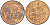ФРАНЦИЯ 5 САНТИМОВ 1911 ТИП ДАНИЭЛЬ ДЮПЮИ KM 842, LE FRANC 119.23 бронза 108-926