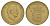 Дания 1 крона 1952 N, Фредерик IX (1947-1972) KM 837 алюминиевая бронза 4638-727