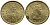 Гонконг 5 центов 1971 KN, Елизавета II (1952-) KM 28.3 никель латунь 4549-419