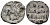 Русское Царство денга 1547-1584 Иван IV Васильевич, Московский  монетный двор, 0,34 ГР ГиК №60 серебро 262-1462