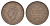 Британская Индия 1/4 анна 1940 Георг VI (1936-1952) KM 531 бронза 4650-946