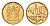 ЮАР 10 центов 1997 герб, цветок алоэ KM 161 сталь плакированная бронзой UNC 4694-734