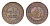 Марокко 1 мазун 1902 (1903) AH 1320, Бирмингемский монетный двор Y 14.1 бронза UNC 1518-1235