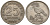 Индонезия 25 рупий 1971 венценосный голубь KM 34 медно-никель UNC 4602-116