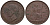 Великобритания 1 пенни 1940 Георг VI (1936-1952) KM 845, Spink 4114 бронза 4607-1233
