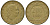 Италия 200 лир 1981 R, шестерня KM 105 алюминиевая бронза 72-934