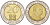 Кения 20 шиллингов 1998 Дэниэл арап Мои KM 32 биметалл 4511-543