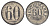 Германия жетон магазина в 60 пфеннигов 1914-1918 Werth Marke железо 4616-631